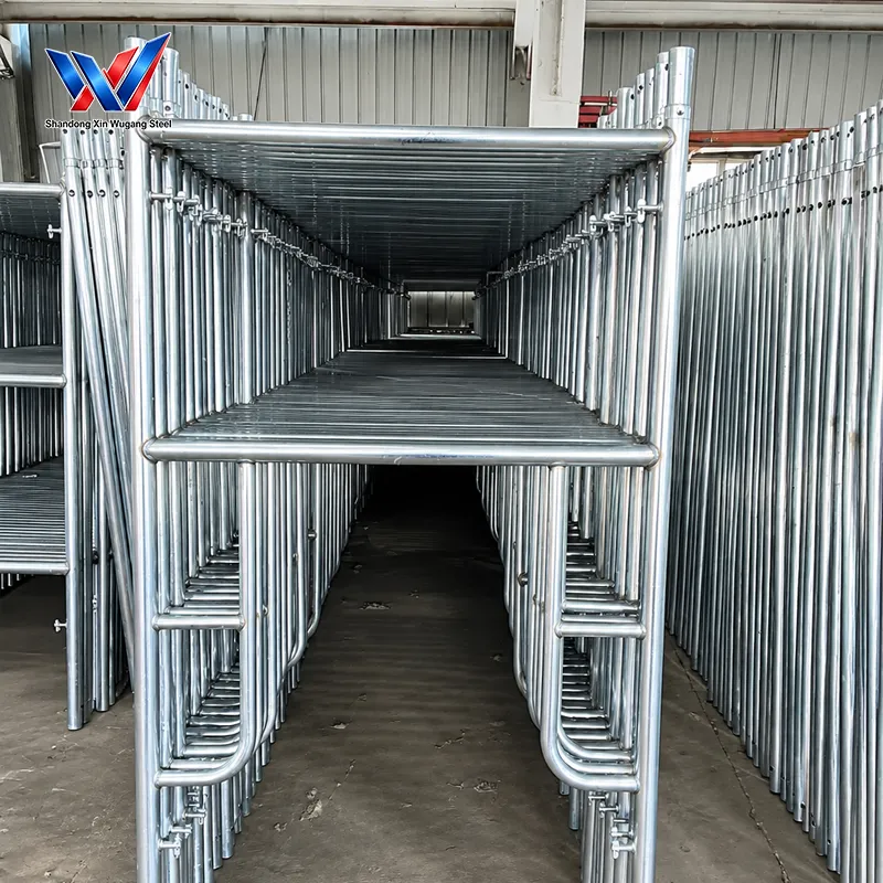 galvanized scaffolding