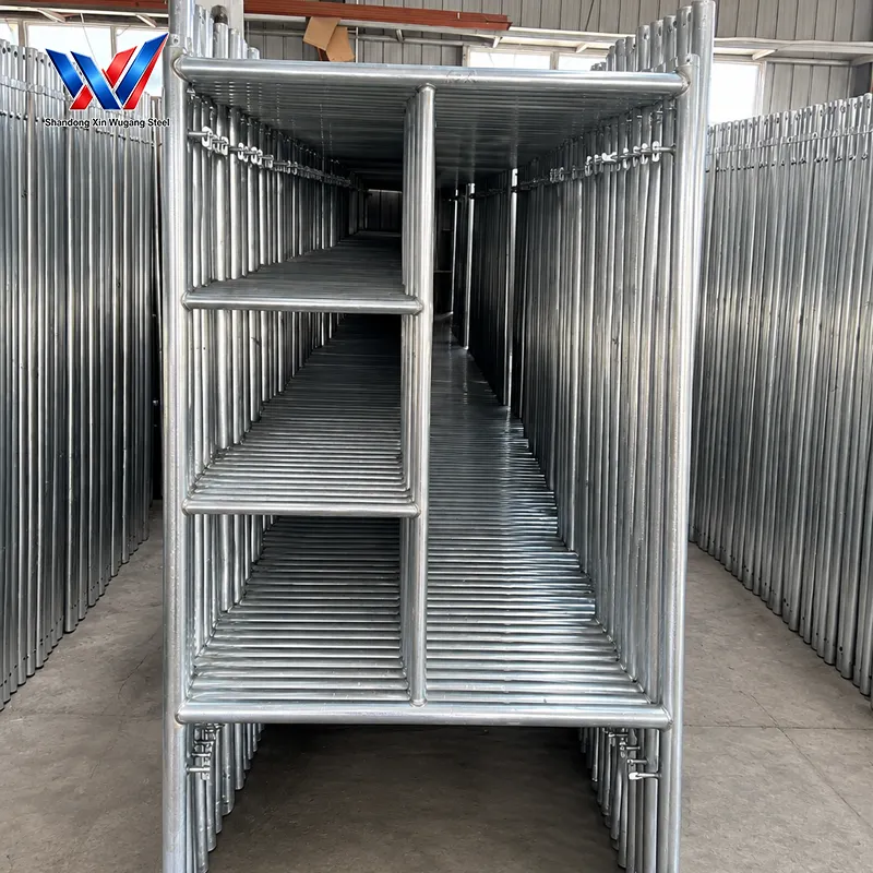 galvanized scaffolding