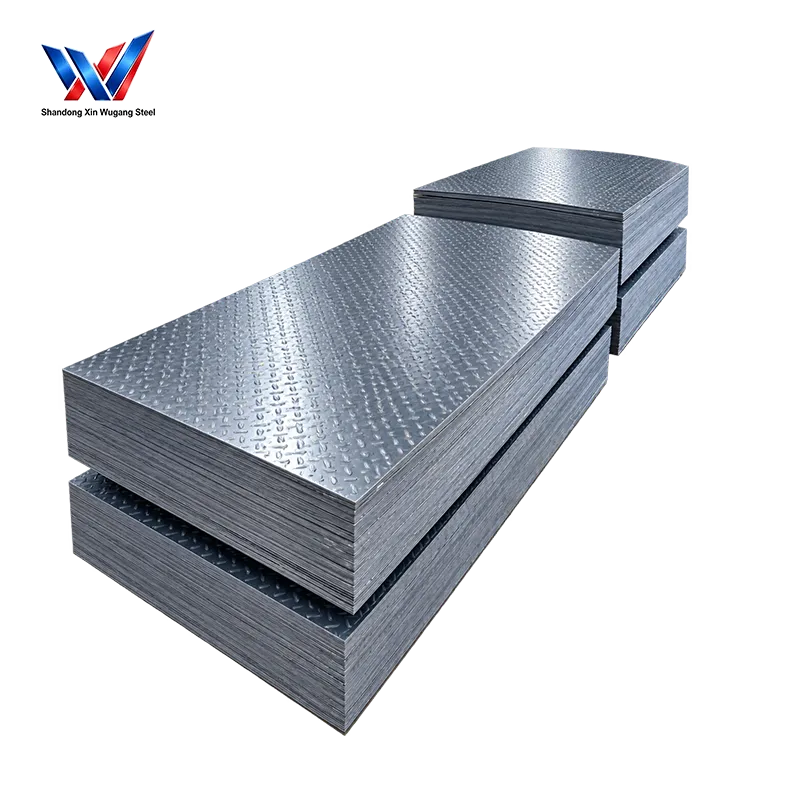 Checkered  Diamond Tread Steel Plate