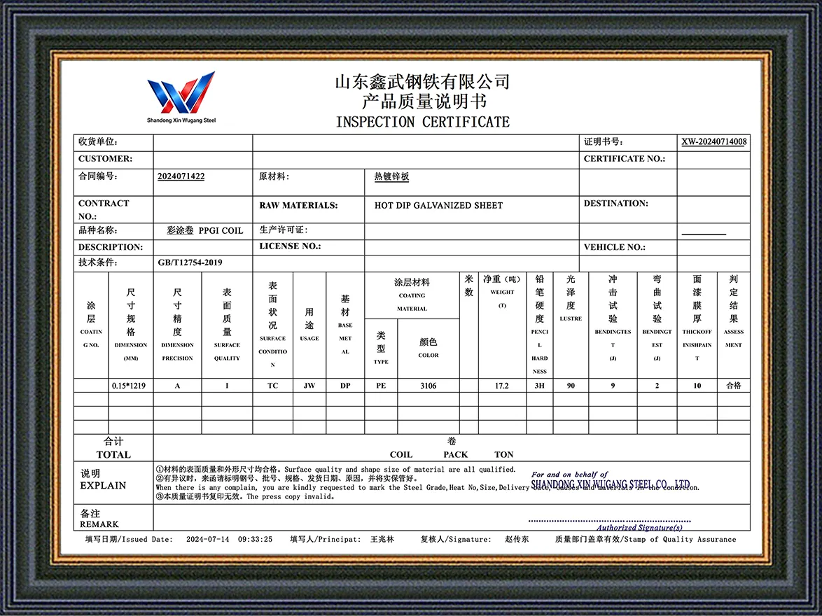 Color-Coated Steel Material Report
