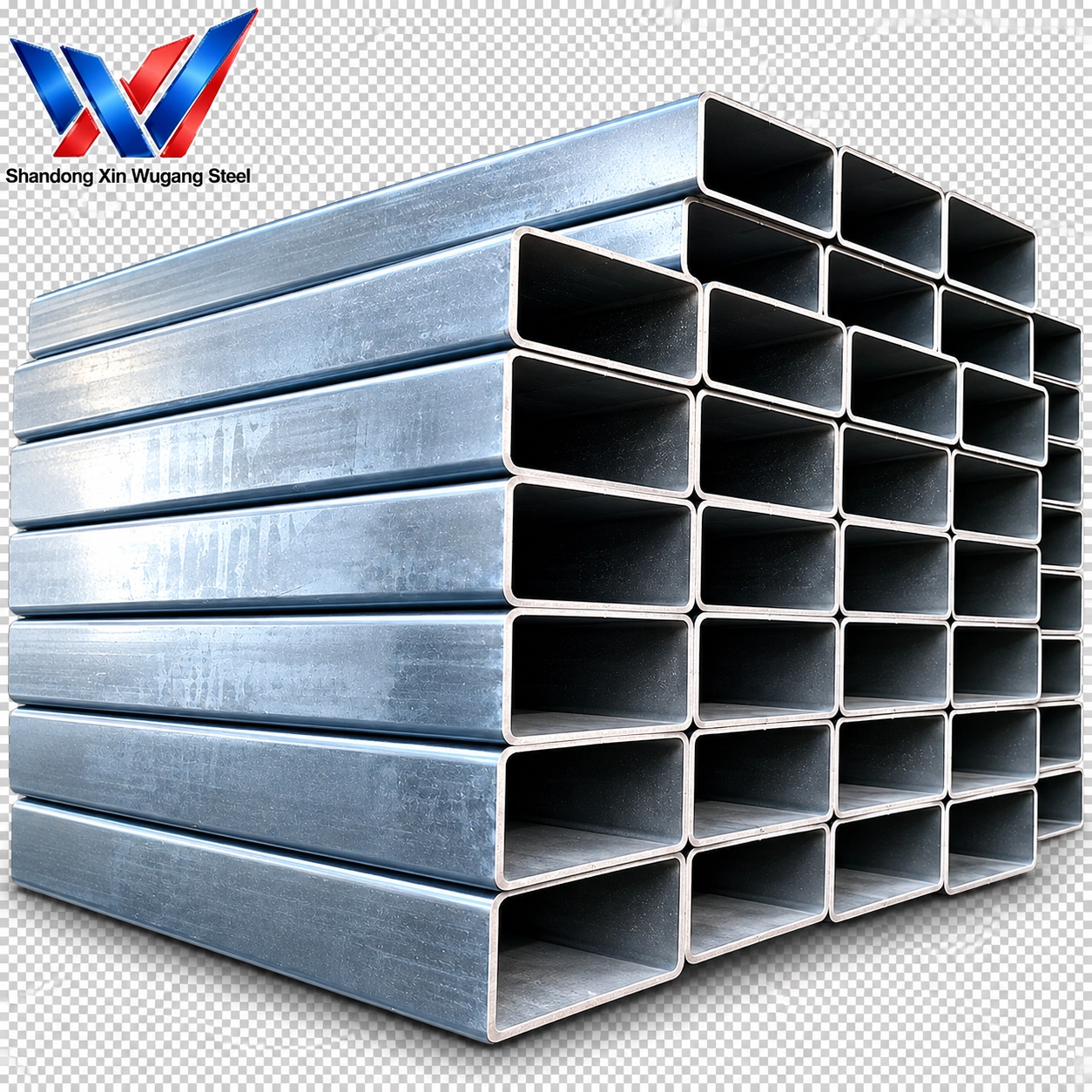 Q355B & S235JR Galvanized Square Rectangular Steel Pipe | GB/T 6728 EN 10219 Hollow Section