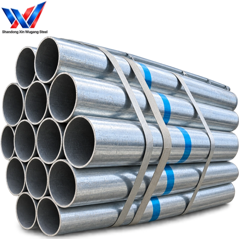 Q235B Galvanized Round Pipe | ASTM A53 Gr.A S235JR STPG370 Hot Dip Galvanized Steel Tube