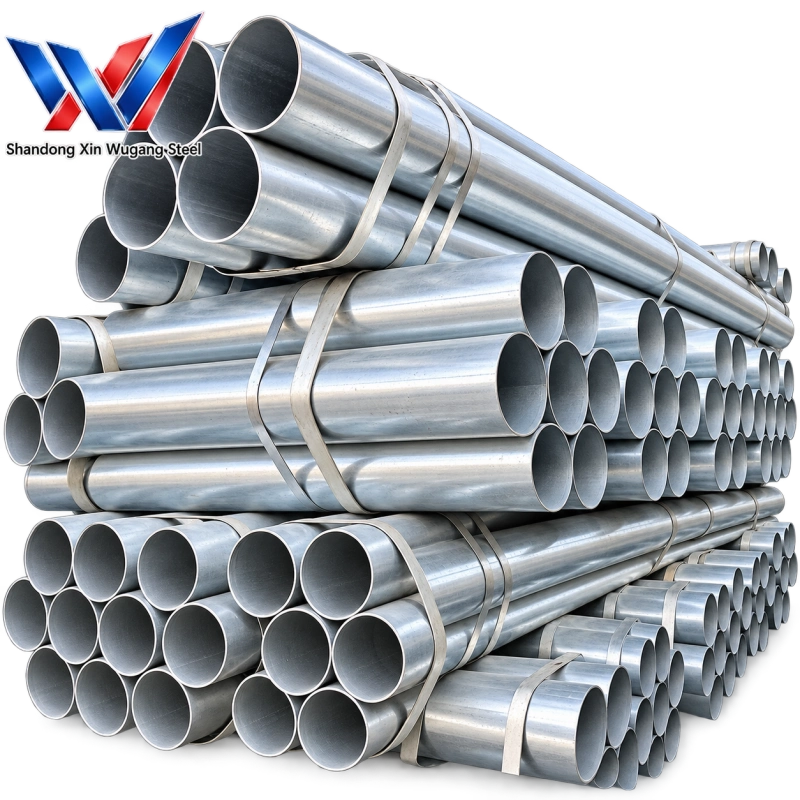Q355B Galvanized Round Pipe | ASTM A53 Gr.B S355JR STK490 Hot Dip Galvanized Steel Tube