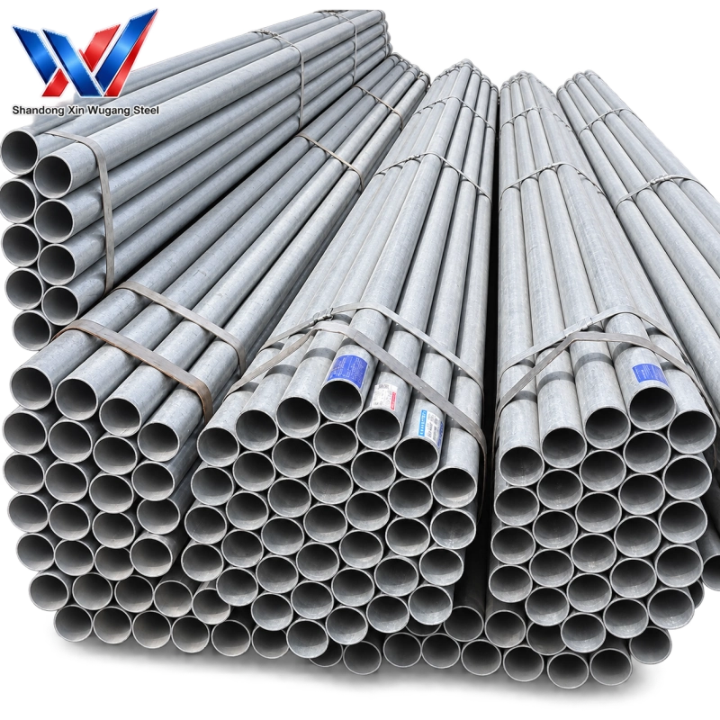 ASTM A53 Gr.B S275JR STK400 Galvanized Round Pipe For Construction & Fluid Transportation