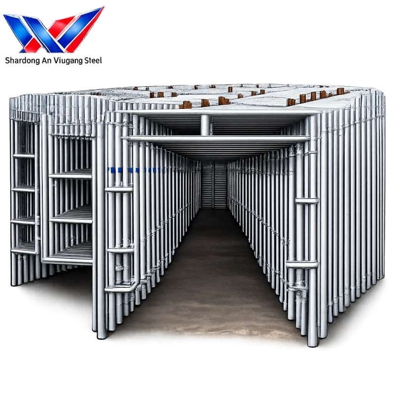 S235JR Galvanized Scaffolding Pipe, Hot-dip Galvanized General Structural Steel Scaffolding Tube