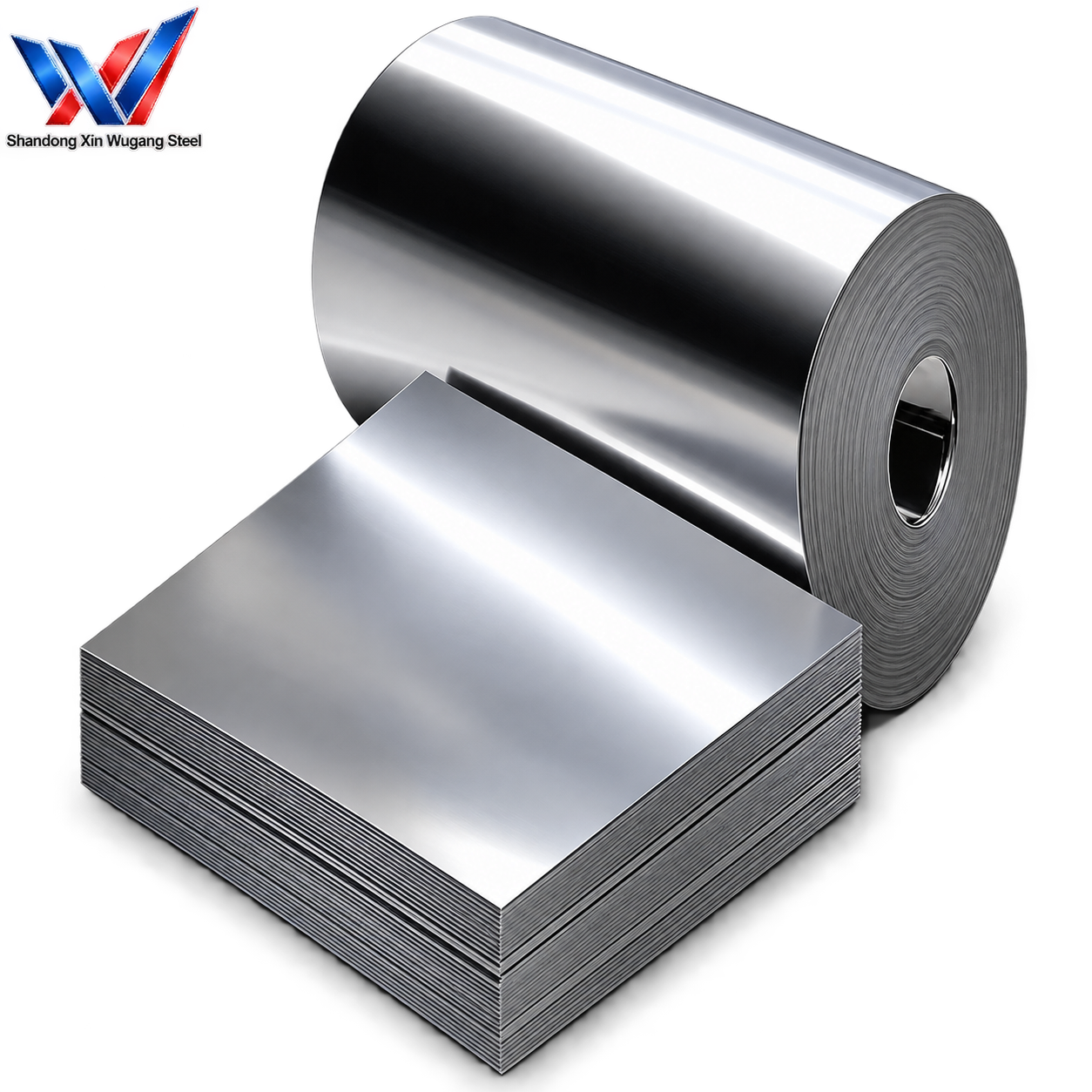 DR8 Tin Free Steel TFS ECCS Sheet, Double Reduced Extra High Rigidity Chromium Coated Steel Sheet