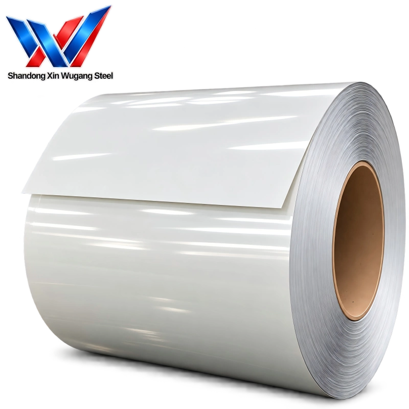 RAL9002 DX51D+Z PPGI Prepainted Galvanized Steel Coil, EN10346 Off White Color Coated Steel Coil for Roofing